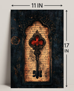 The Ornate Key Poster