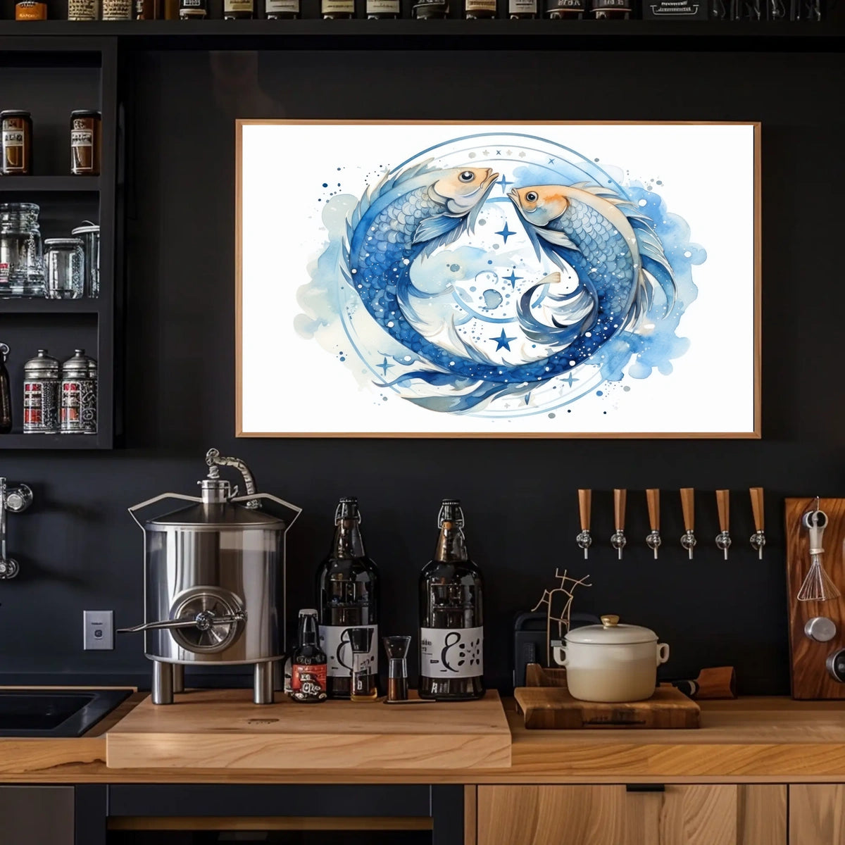 Celestial Pisces Poster