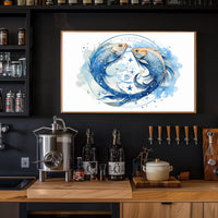 Celestial Pisces Poster
