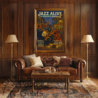 New Orleans Jazz Night in French Quarter Poster