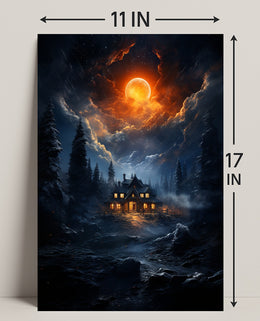 Enchanted Nightscape Poster