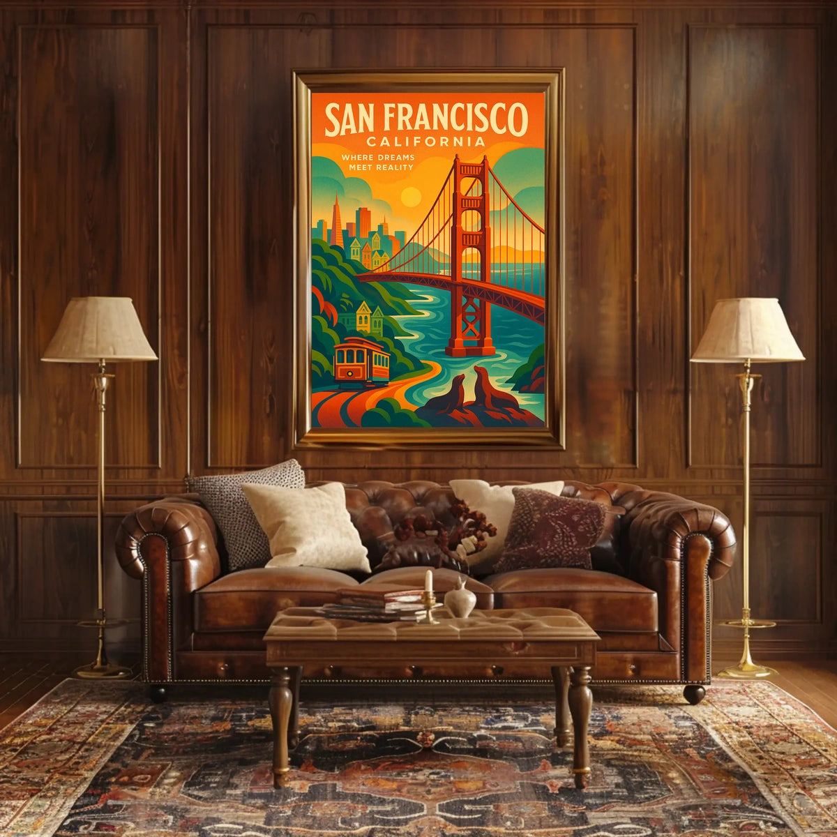San Francisco Where Dreams Meet Poster