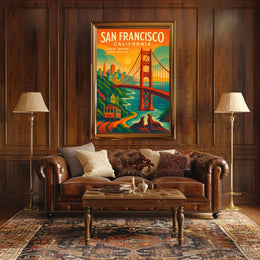 San Francisco Where Dreams Meet Poster