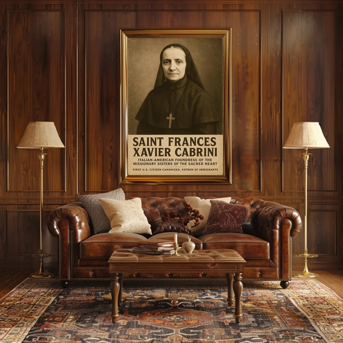 Saint Frances Xavier Cabrini Poster