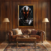 Futuristic Cyborg Sentinel Poster PosterGoat