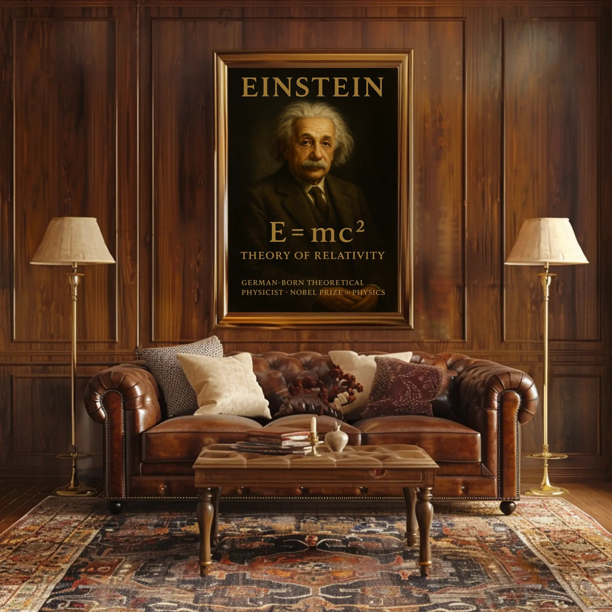Albert Einstein Theory Of Relativity Poster