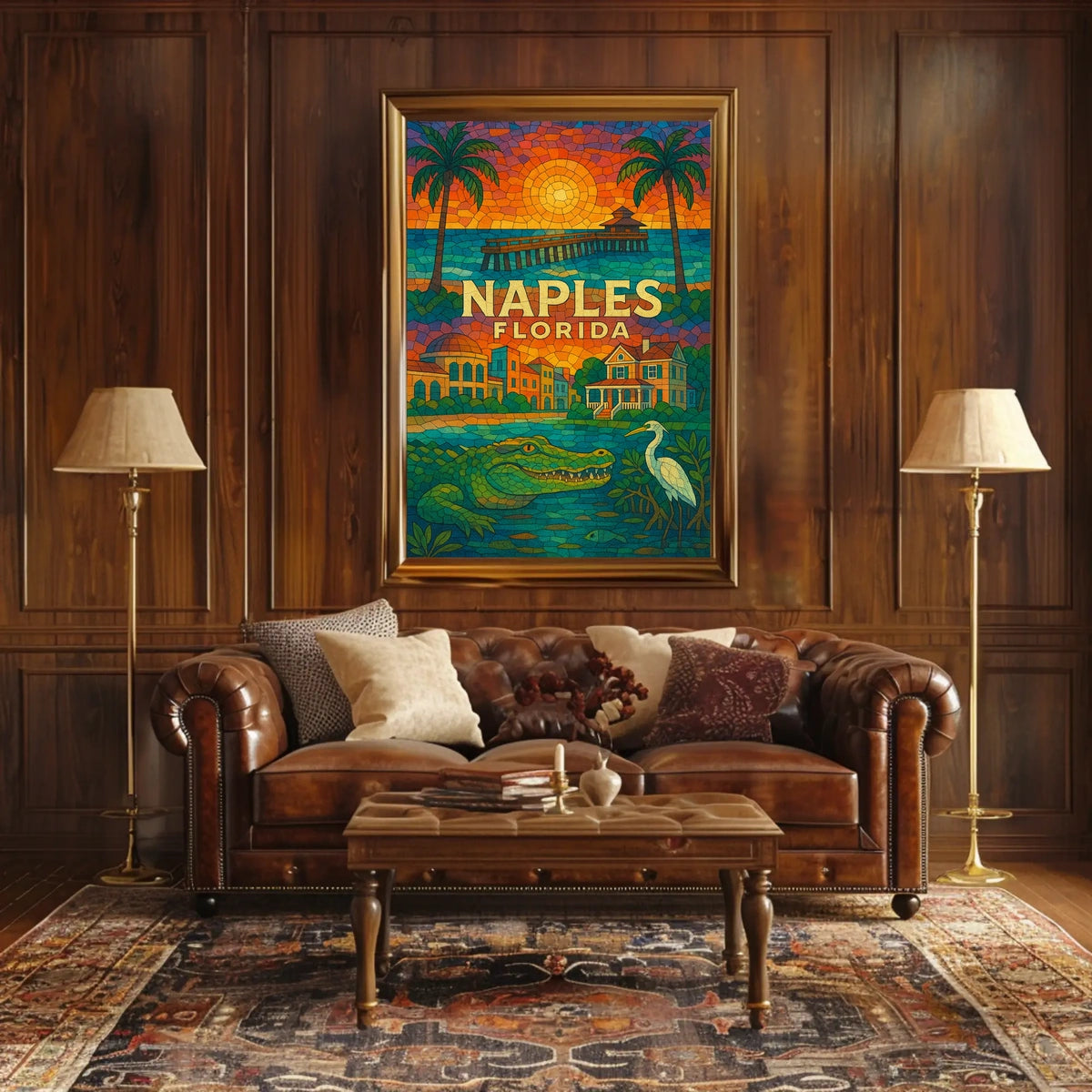 Vibrant Naples, Florida Poster