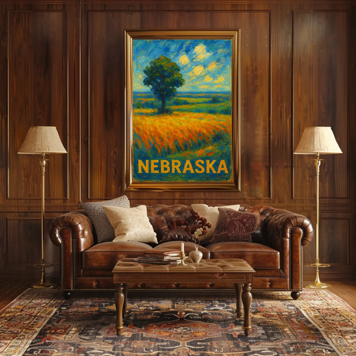 Nebraska Landscape Poster