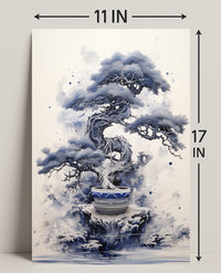 Serene Bonsai Art Poster PosterGoat