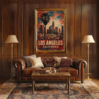 Los Angeles Skyline Poster