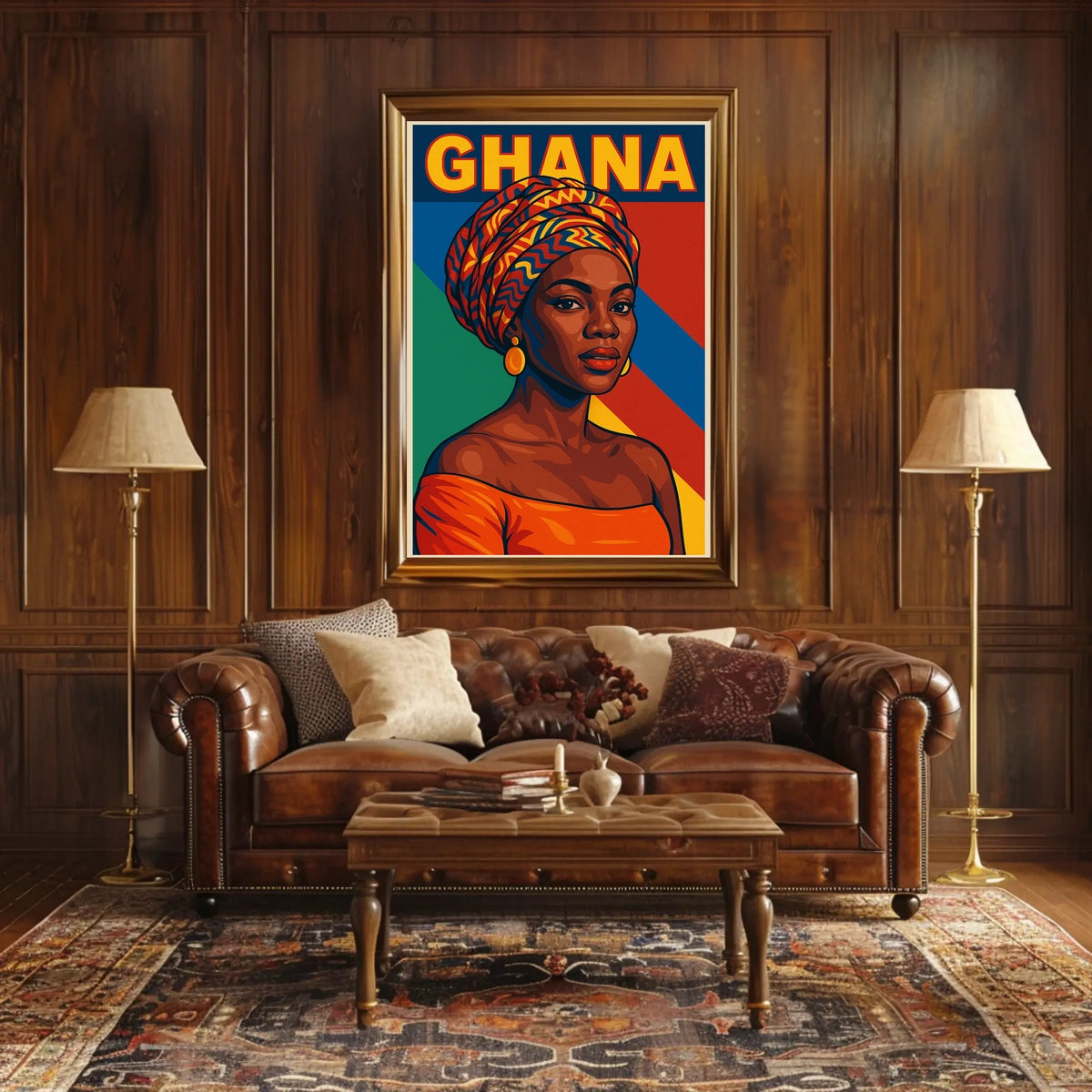 Ghanaian Elegance Poster