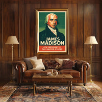 James Madison 4th President Poster