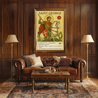 Saint George - Patron of Soldiers Poster PosterGoat