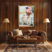 Vintage Bicycle Themed Home Decor Art Print 18x24 Poster