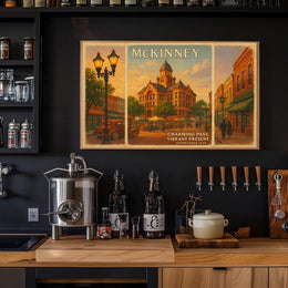 McKinney Travel Poster A Journey Through Time