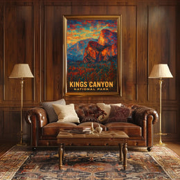 Kings Canyon National Park Scenic Wanderlust Poster