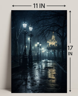 Enchanted Evening Stroll Poster