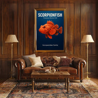 Scorpionfish Venomous Marine Fish Poster PosterGoat