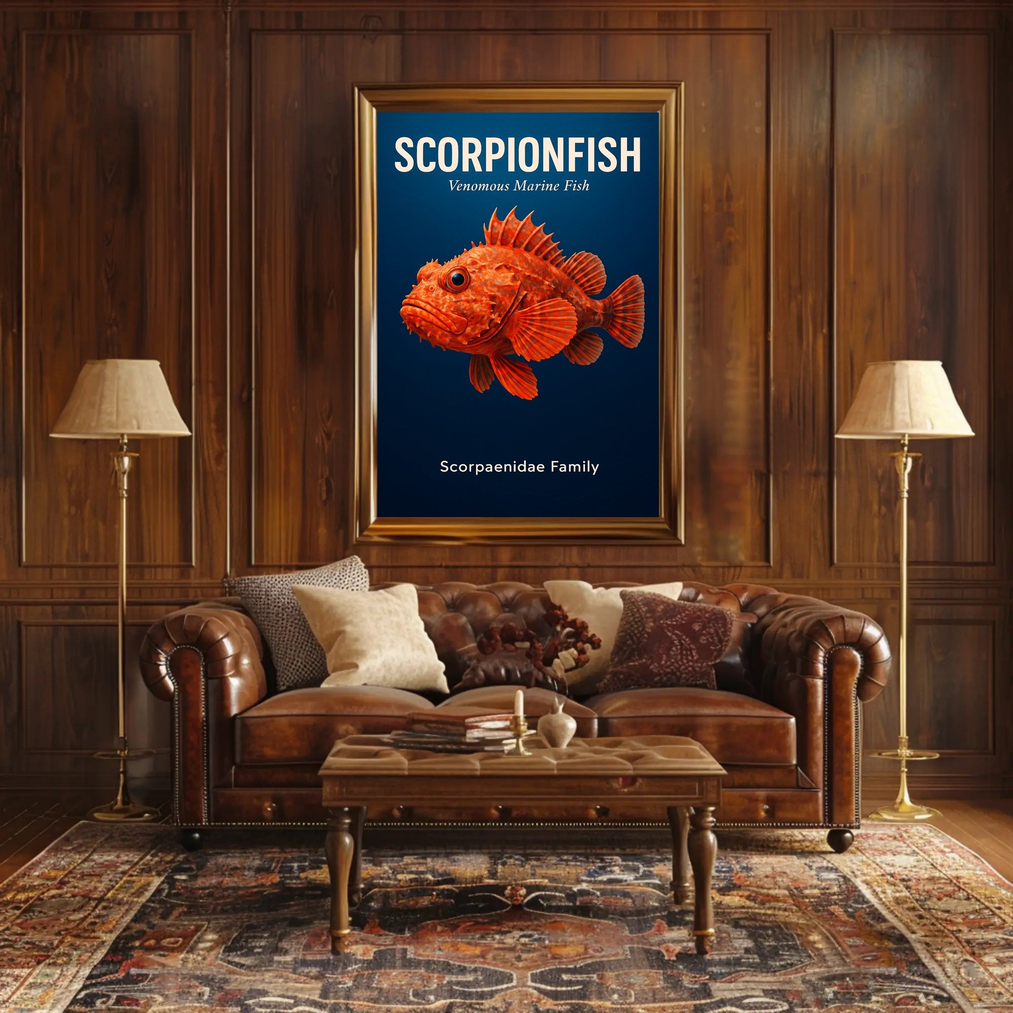 Scorpionfish Venomous Marine Fish Poster PosterGoat