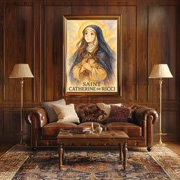Saint Catherine De Ricci Patron Saint Heritage Poster