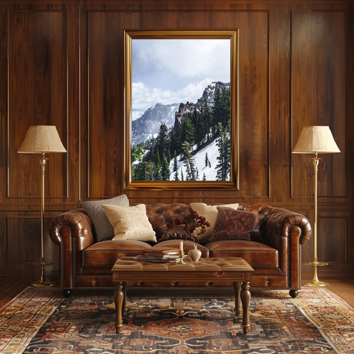 Majestic Mountain Landscape Poster