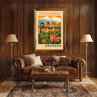 The Alhambra in Granada Poster