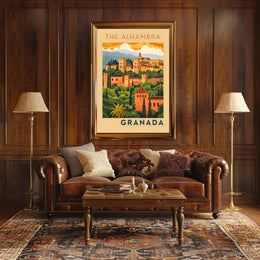 The Alhambra in Granada Poster