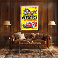 Cadours International Racing Event 1954 Poster