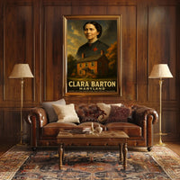 Clara Barton Home Of The American Red Poster