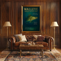 The Elusive Walleye Poster