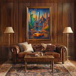 Vibrant New York Cityscape Poster