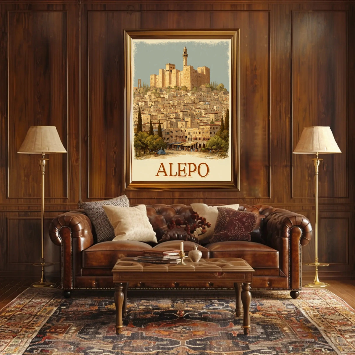Aleppo A Historical Cityscape Poster