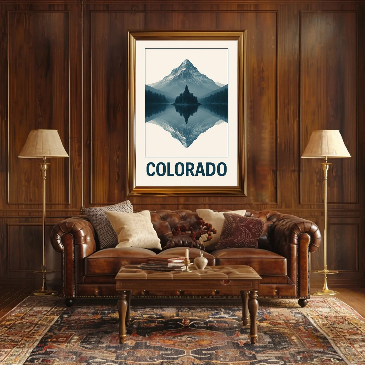 Colorado Mountain Reflection Poster
