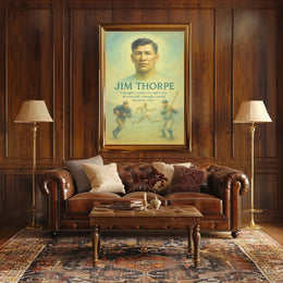 The Timeless Spirit of Jim Thorpe Poster