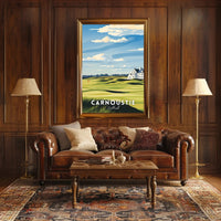 Serene Scottish Golf Course Art: Travel Poster