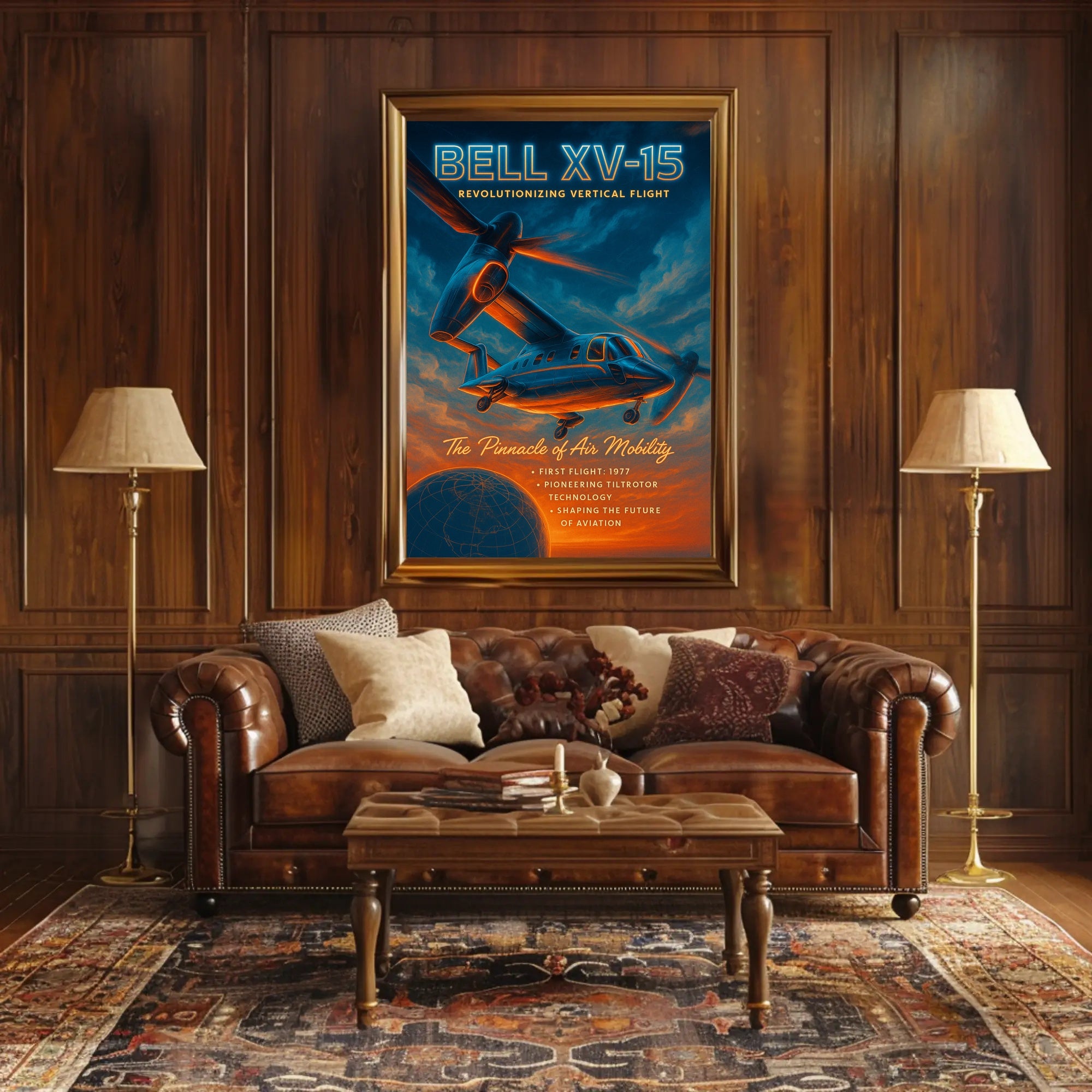 Bell XV-15 Revolutionizing Vertical Flight Poster PosterGoat