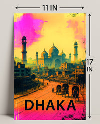 Dhaka Cityscape Poster PosterGoat