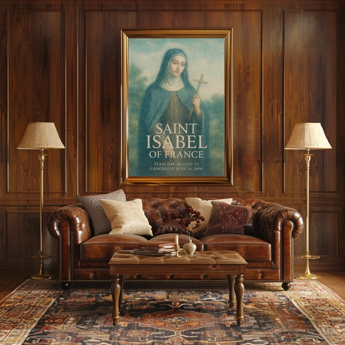 Saint Isabel of France Poster