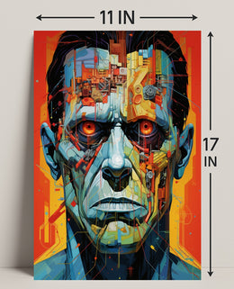 Cybernetic Portrait Poster PosterGoat