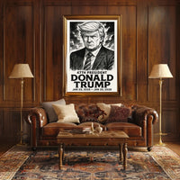 Donald Trump 47th President Poster