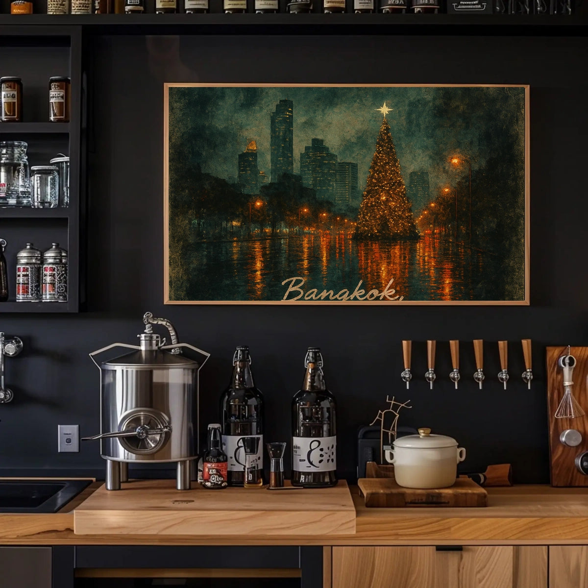 Bangkok Holiday Lights Poster