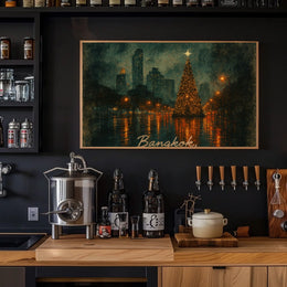 Bangkok Holiday Lights Poster