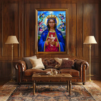 Virgin Mary Angels Poster