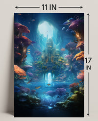Enchanted Underwater City Poster