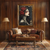 Victorian Gothic Romance Artistic Poster