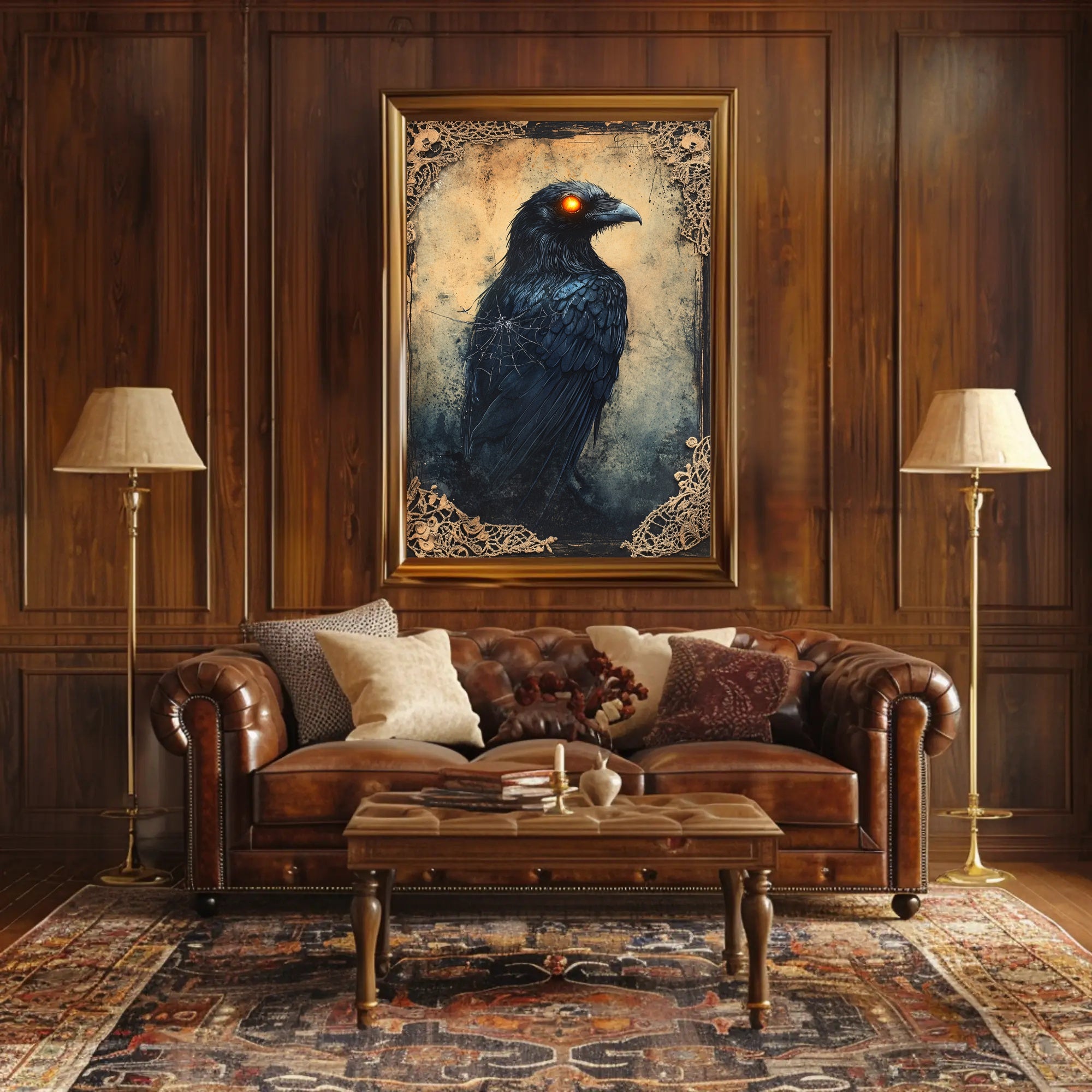 The Enigmatic Raven Poster