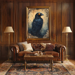 The Enigmatic Raven Poster