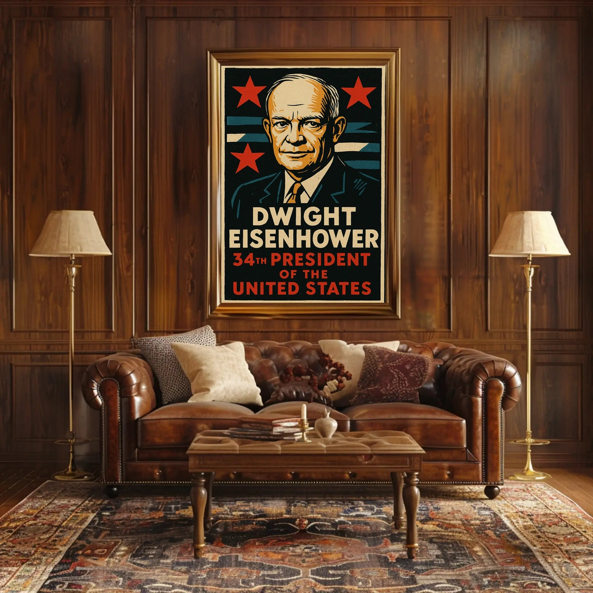 Dwight Eisenhower 34th President Poster