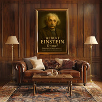 Albert Einstein Theory Of Relativity Poster