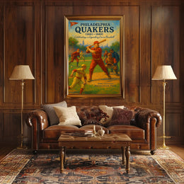 Philadelphia Quakers Baseball Era Poster